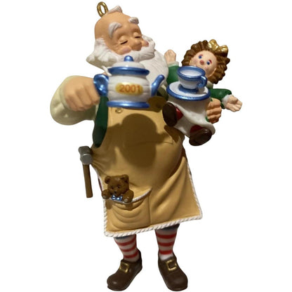 2001 Toymaker Santa Hallmark Ornament (Toymaker Santa) QX8032