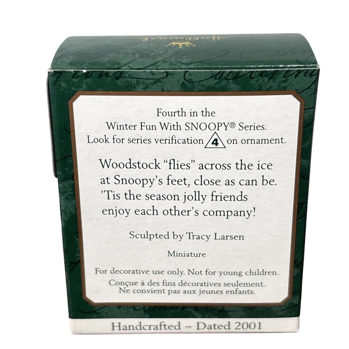 2001 Winter Fun with Snoopy Hallmark Ornament (Winter Fun with Snoopy) QXM5262