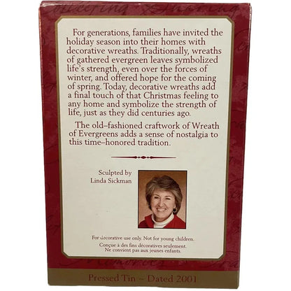 2001 Wreath of Evergreens Hallmark Ornament (Wreath) QX8832