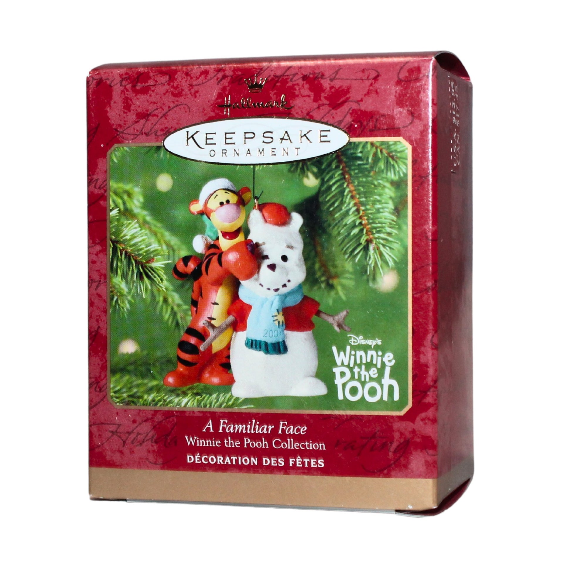 2001 A Familiar Face Hallmark Ornament (Winnie the Pooh) QXD4152