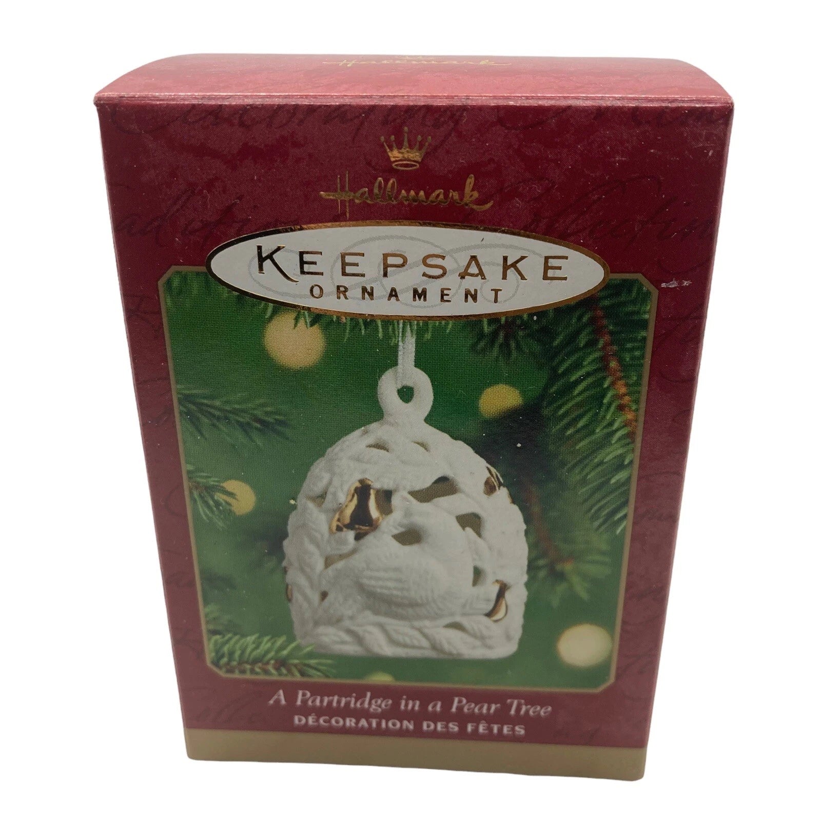 2001 A Partridge in a Pear Tree Hallmark Ornament (Bird) QX8215