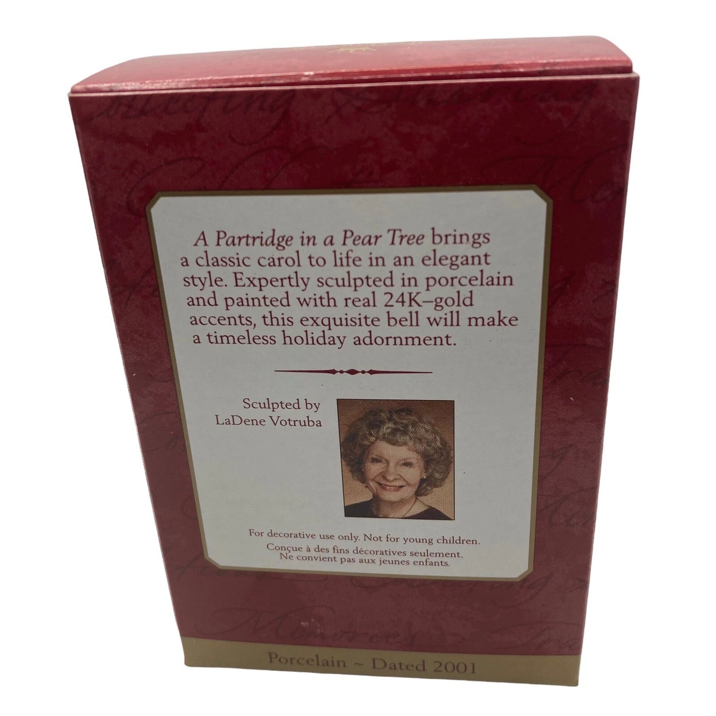 2001 A Partridge in a Pear Tree Hallmark Ornament (Bird) QX8215