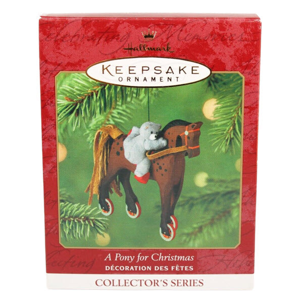 2001 A Pony for Christmas Hallmark Ornament (A Pony for Christmas) QX6995