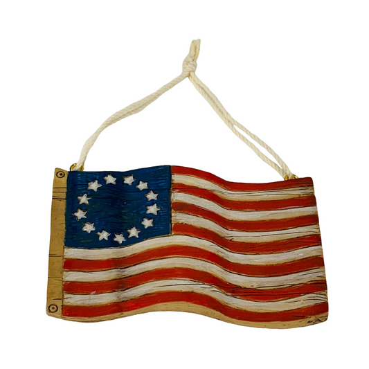 2001 America for Me! Hallmark Ornament (Flag) QX2882 Image1