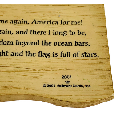 2001 America for Me! Hallmark Ornament (Flag) QX2882 Image4