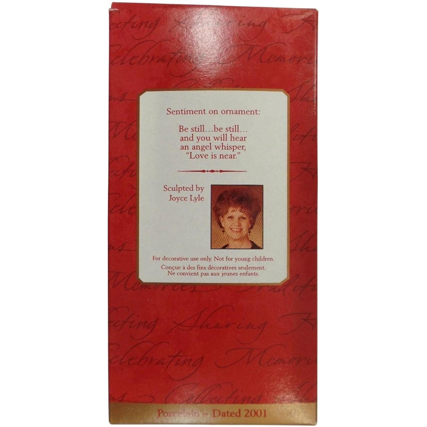 2001 Angel's Whisper Hallmark Ornament (Angel) QX8852