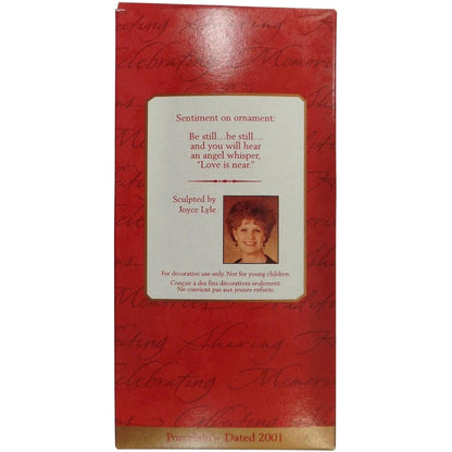 2001 Angel's Whisper Hallmark Ornament (Angel) QX8852