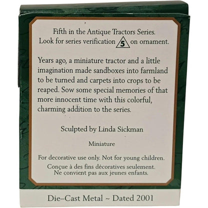2001 Antique Tractors Hallmark Ornament (Series #5) QXM5252