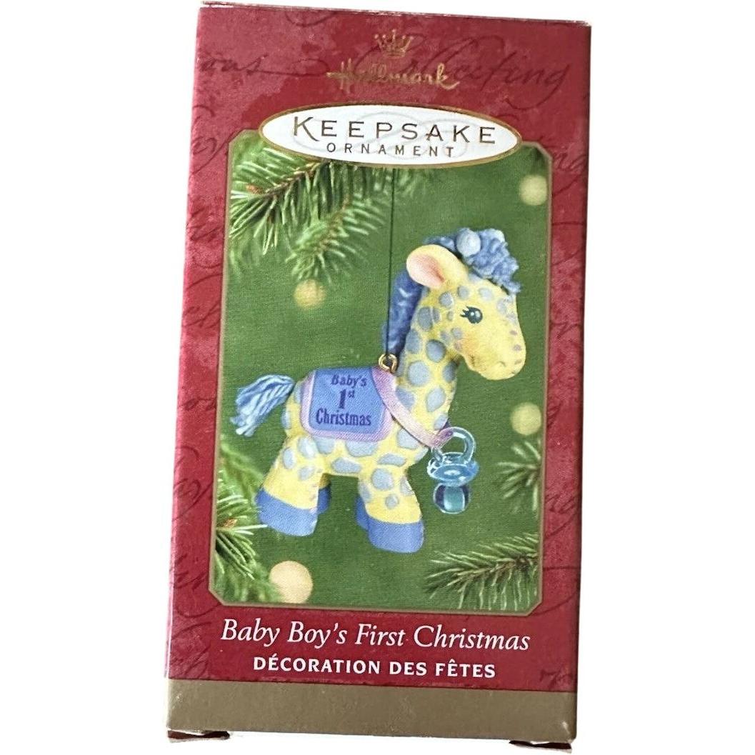 2001 Baby Boy's First Christmas Hallmark Ornament (Baby's First Christmas) QX8365