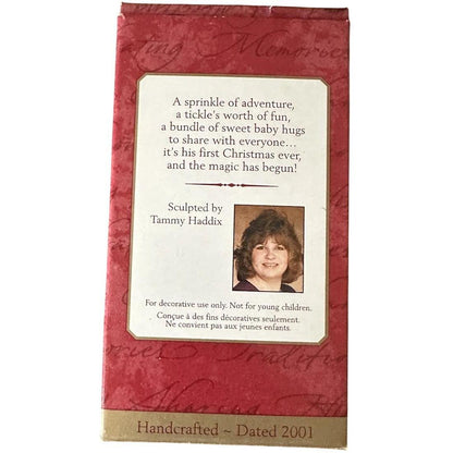 2001 Baby Boy's First Christmas Hallmark Ornament (Baby's First Christmas) QX8365