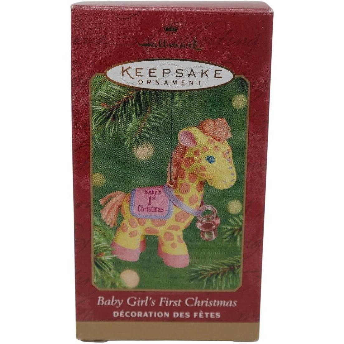 2001 Baby Girl's First Christmas Hallmark Ornament (Baby's First Christmas) QX8372