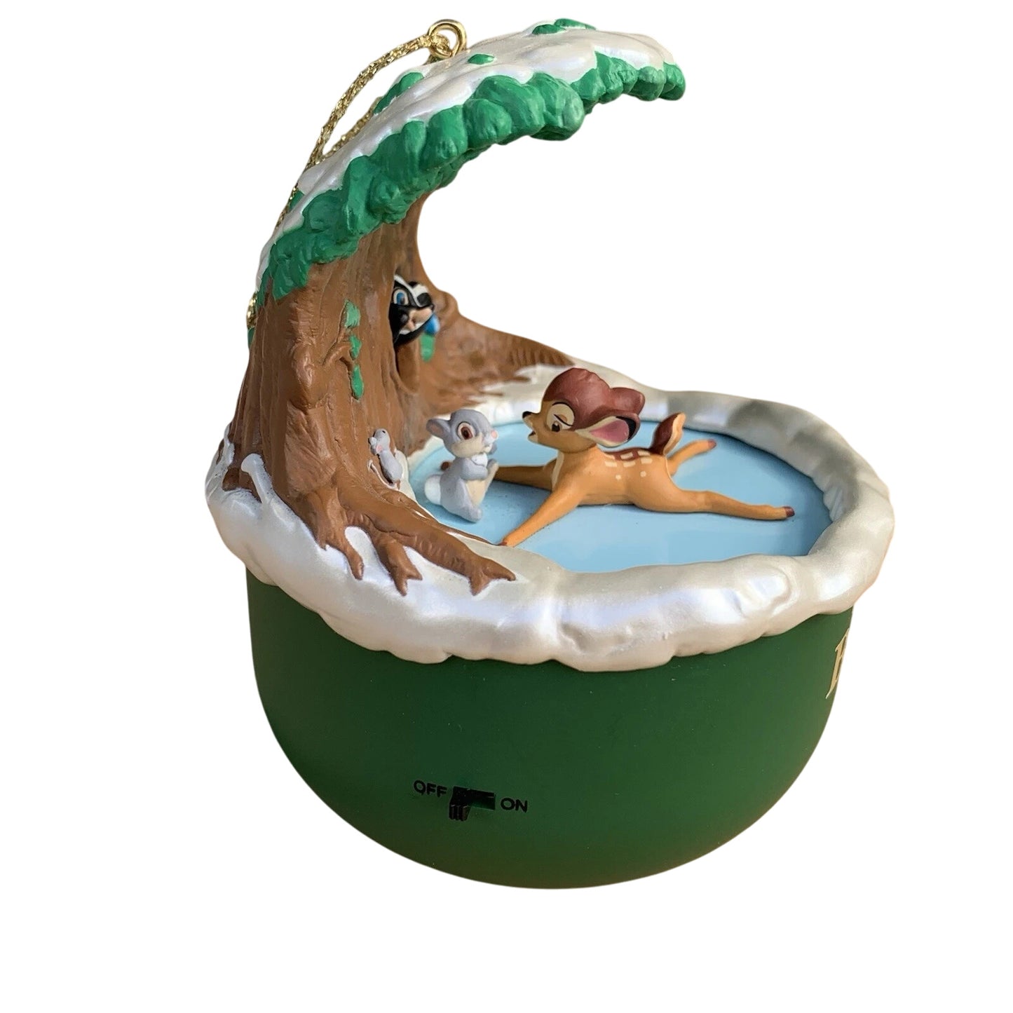 2001 Bambi Discovers Winter Hallmark Ornament (Bambi) QXD7541