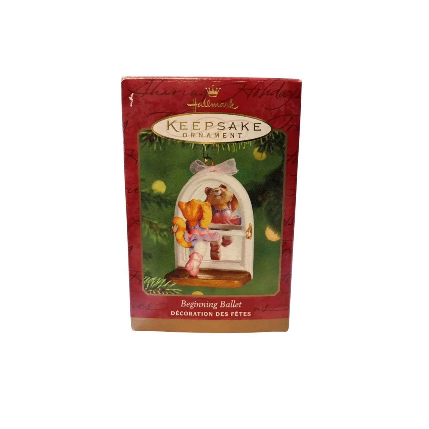 2001 Beginning Ballet Hallmark Ornament (Ballet) QX2875 Image2