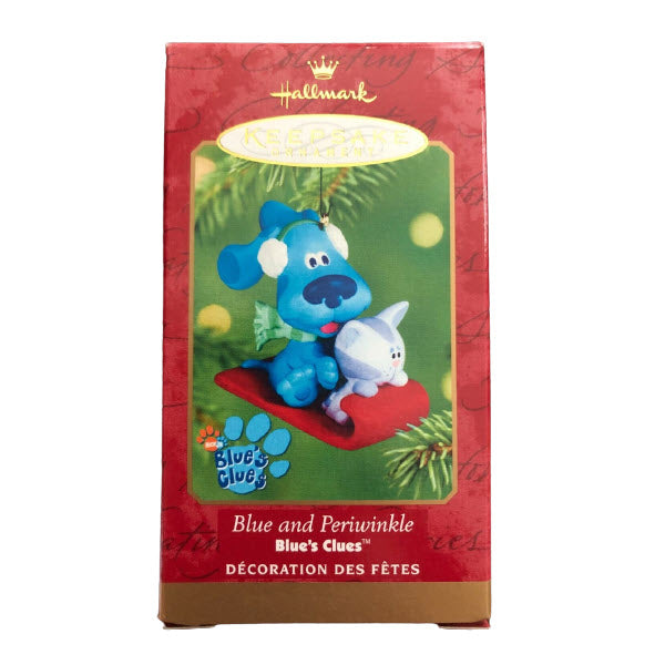 2001 Blue and Periwinkle Hallmark Ornament (Blue's Clues) QXI6142