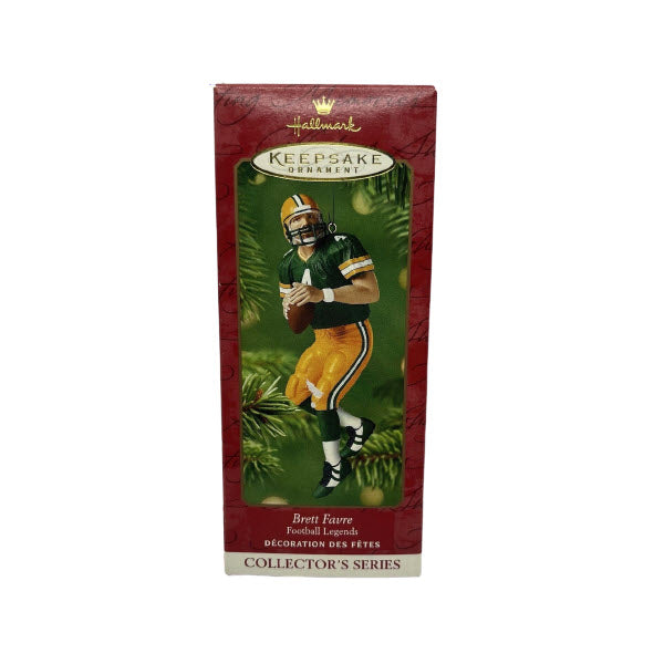 2001 Brett Favre Hallmark Ornament (Football Legends) QXI5232