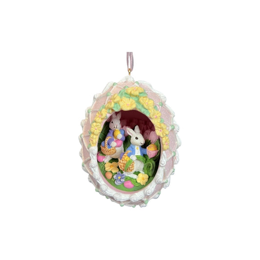 2001 Bunny Business Hallmark Ornament (Easter) QEO8546 Image1