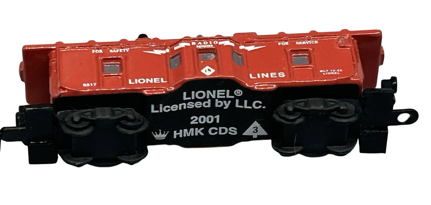 2001 Car Carrier and Caboose Hallmark Ornament (Lionel) QXM5265
