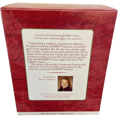 2001 Celebration Barbie Hallmark Ornament (Celebration Barbie) QXI5202