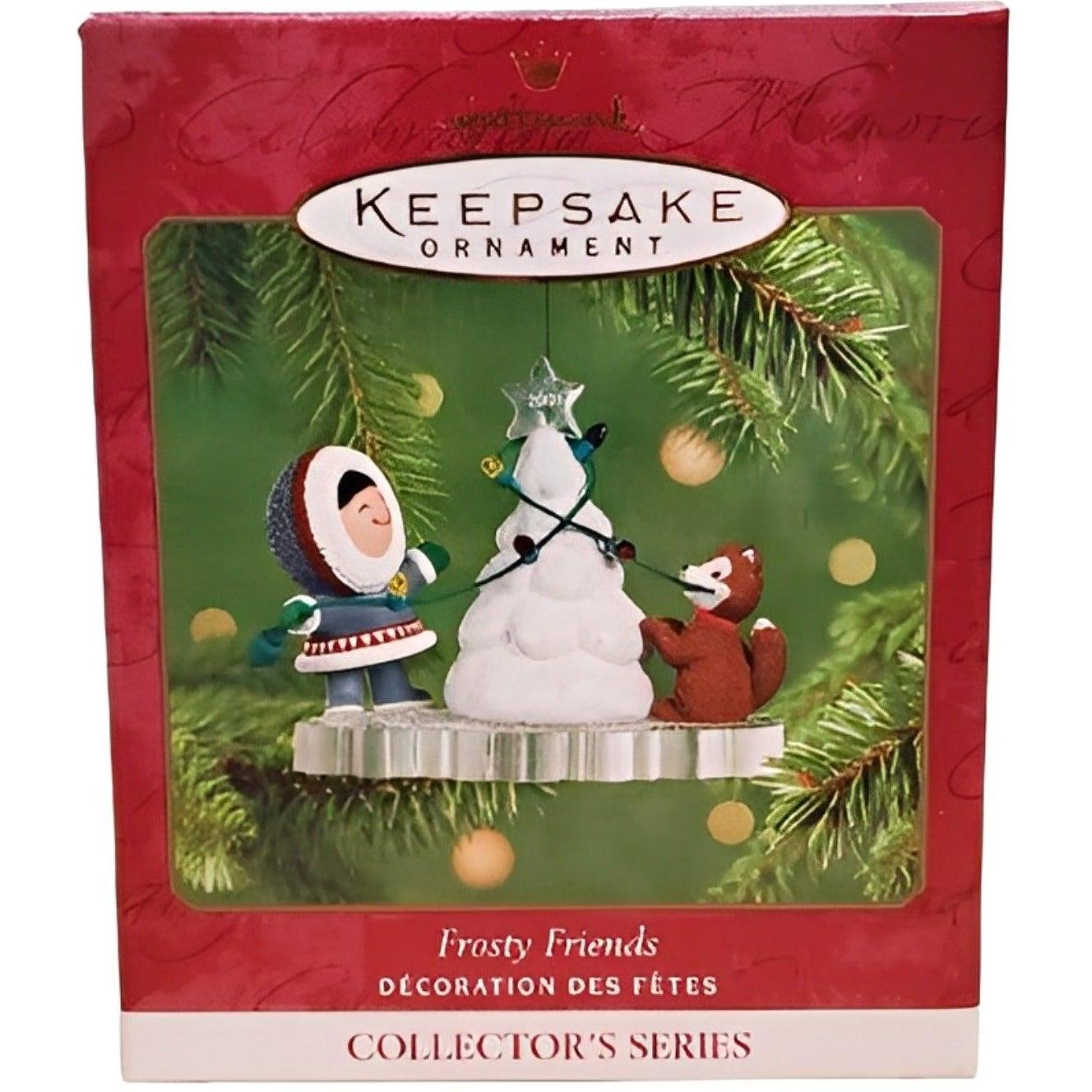 2001 Christmas Tree Hallmark Ornament (Frosty Friends) QX8012