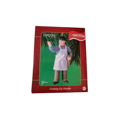 2001 Cooking Up Trouble 102 - Moe Howard (The Three Stooges) Carlton Cards Heirloom Ornament CXOR-068E Image2