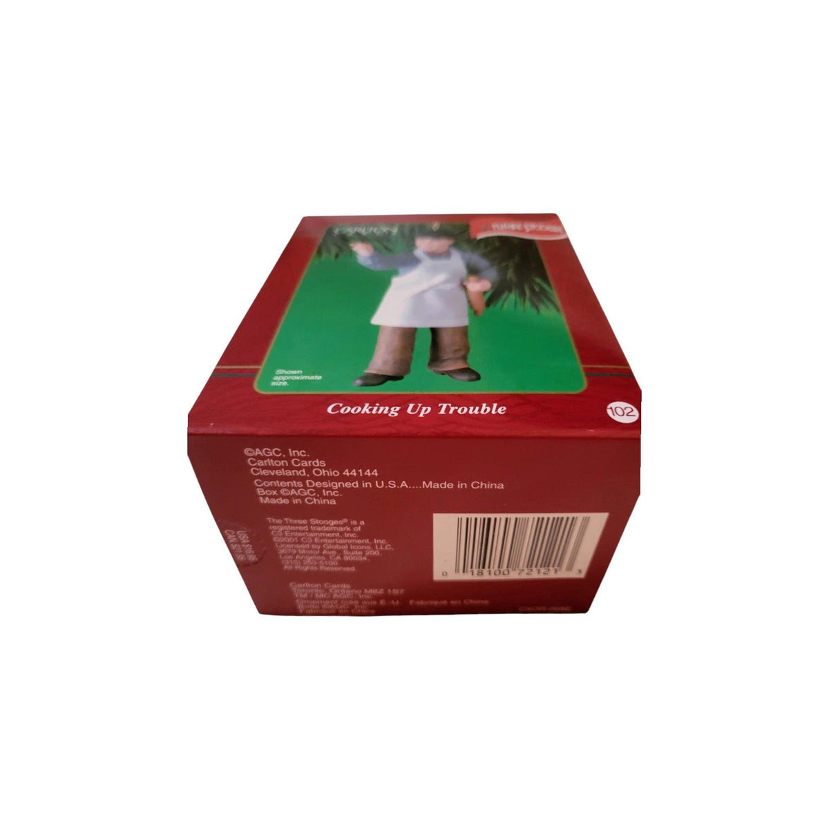 2001 Cooking Up Trouble 102 - Moe Howard (The Three Stooges) Carlton Cards Heirloom Ornament CXOR-068E Image6