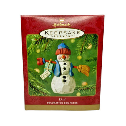 2001 Dad Hallmark Ornament (Snowman) QX8422