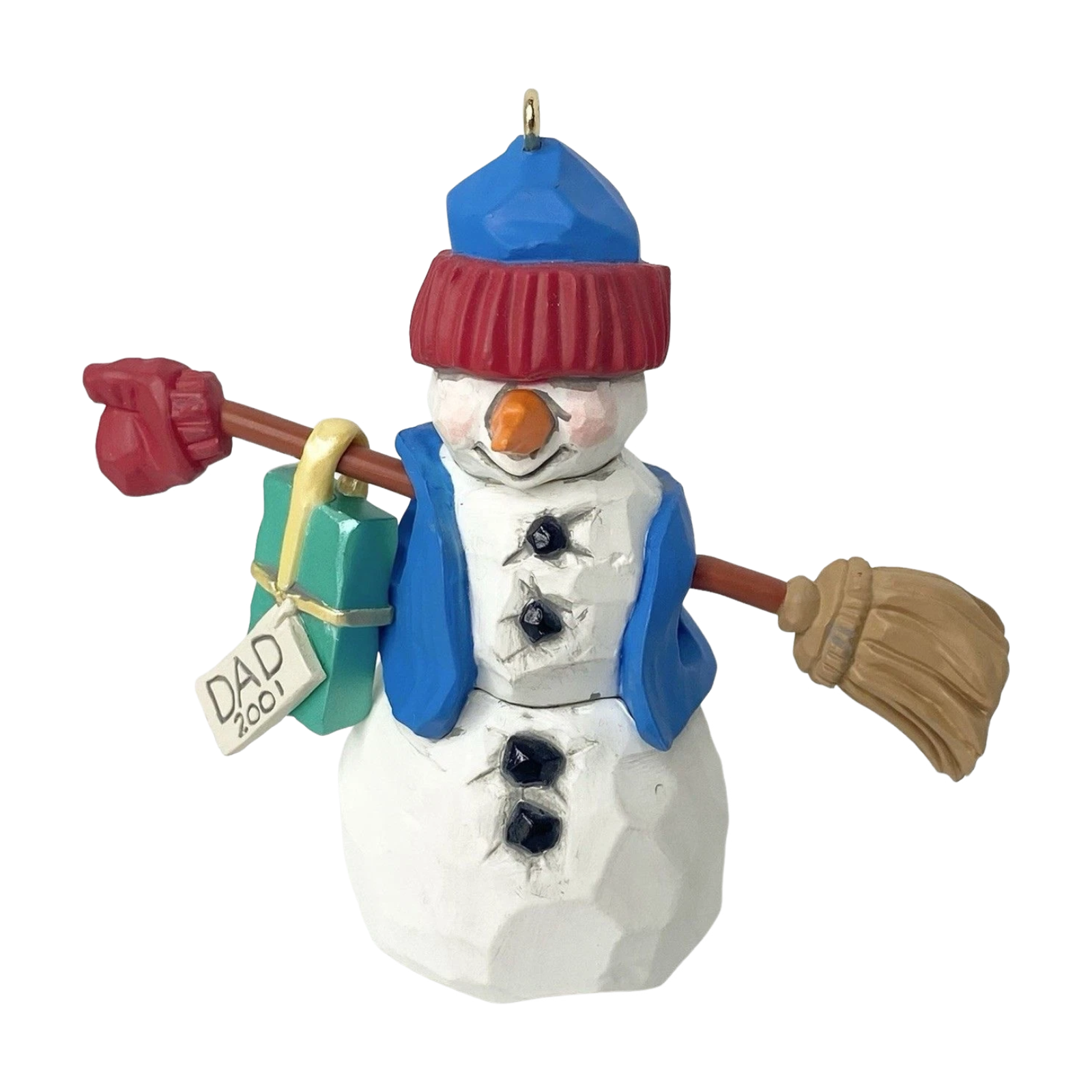 2001 Dad Hallmark Ornament (Snowman) QX8422 Image1