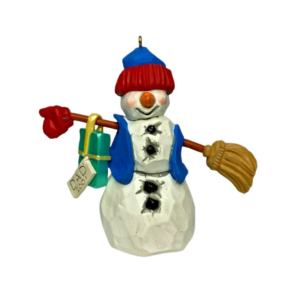 2001 Dad Hallmark Ornament (Snowman) QX8422