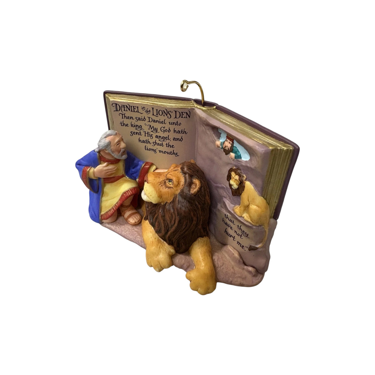 2001 Daniel in the Lions' Den Hallmark Ornament (Favorite Bible Stories) QX8122 Image5