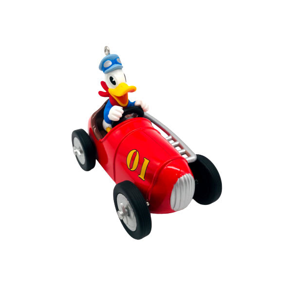 2001 Donald Goes Motoring Hallmark Ornament (Mickey & Co) QXD4122