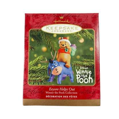 2001 Eeyore Helps Out Hallmark Ornament (Winnie the Pooh) QXD4145