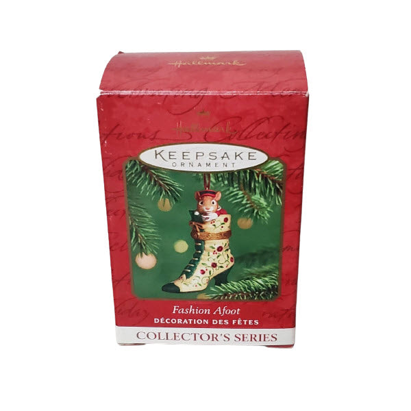 2001 Fashion Afoot #2 Hallmark Ornament (Fashion Afoot) QX8105