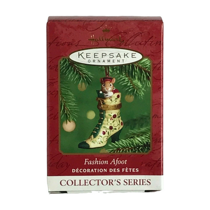 2001 Fashion Afoot #2 Hallmark Ornament (Fashion Afoot) QX8105 Image2