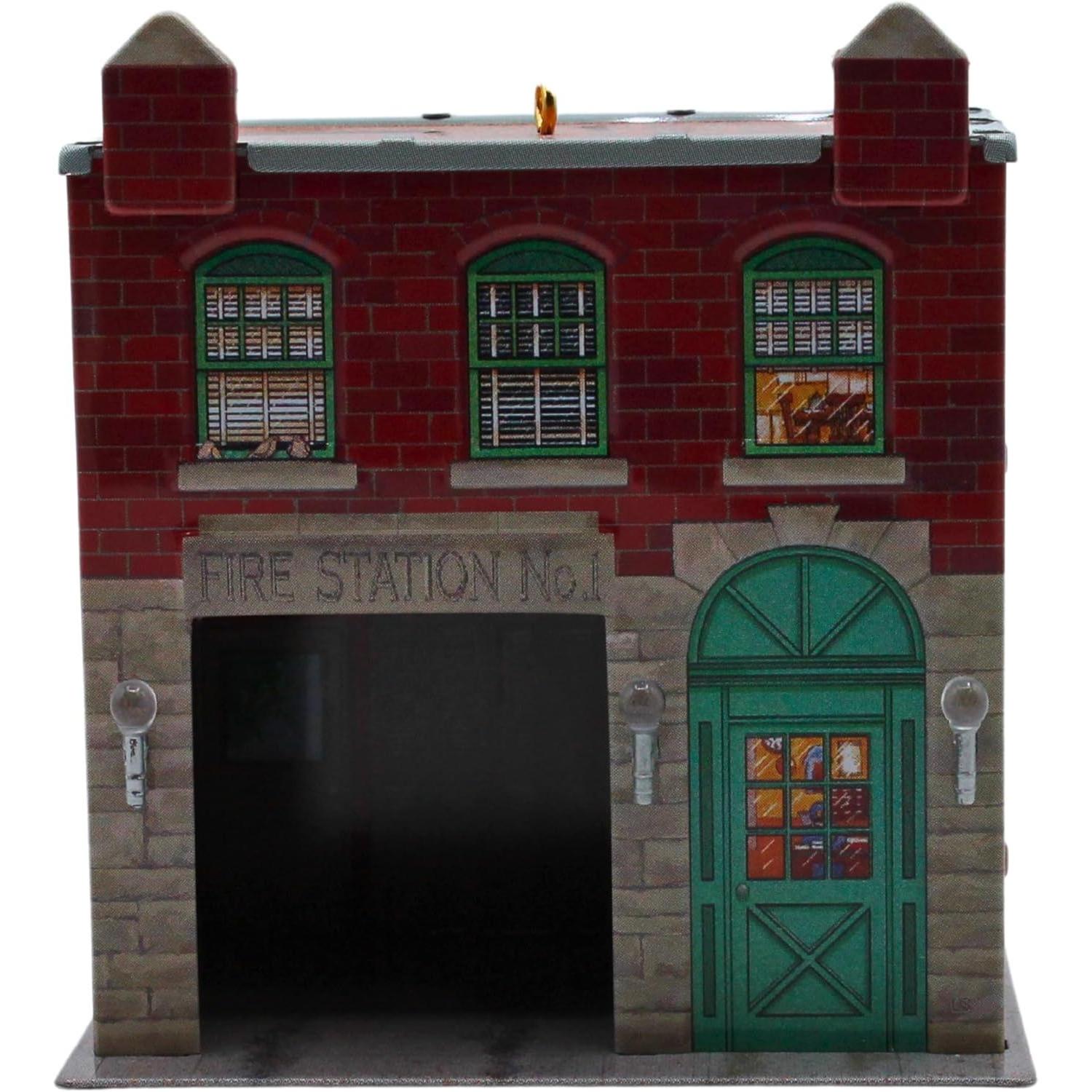 2001 Fire Station No. 1 Hallmark Ornament (Town and Country) QX8052