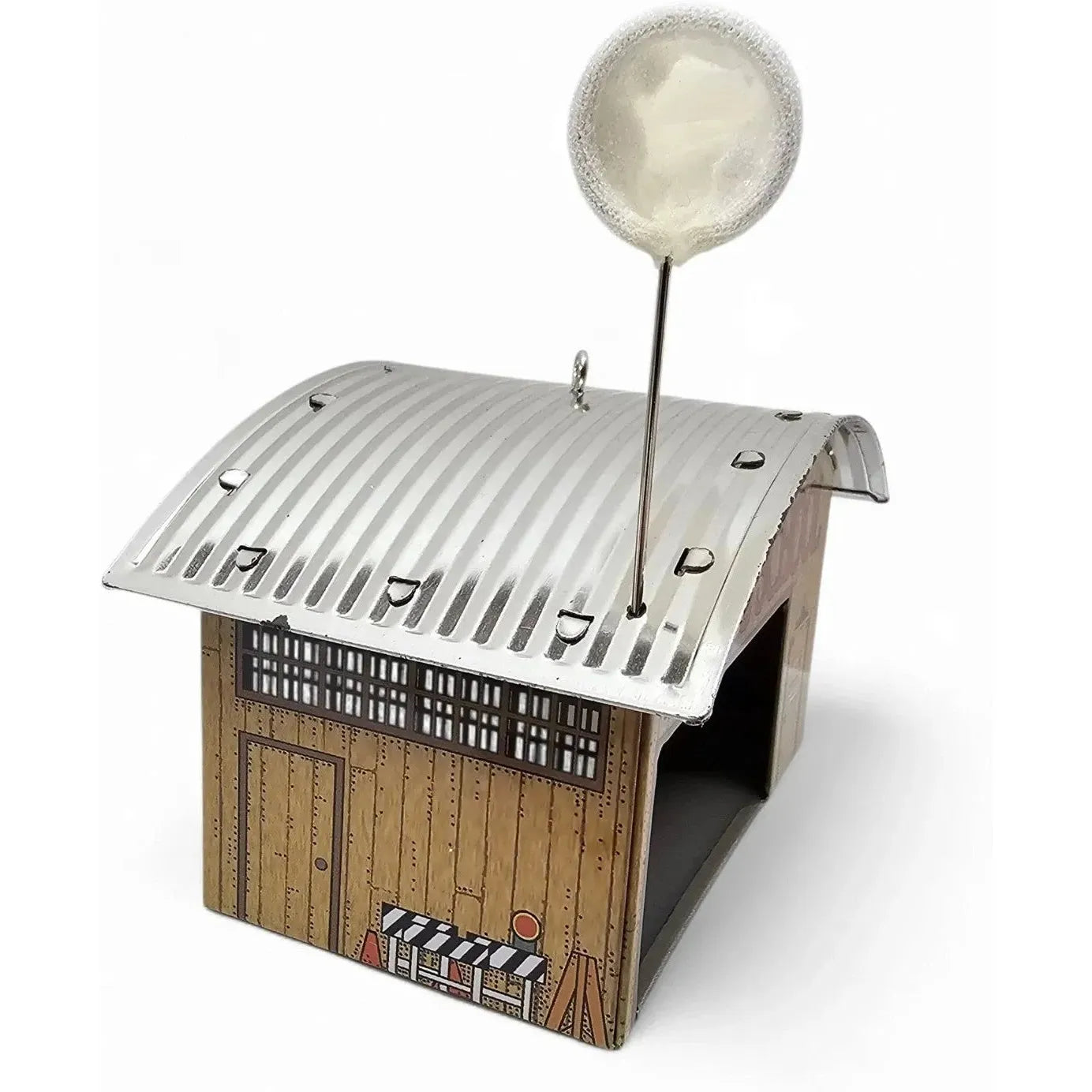 2001 Flying School Airplane Hanger Hallmark Ornament (Town and Country) QX8172