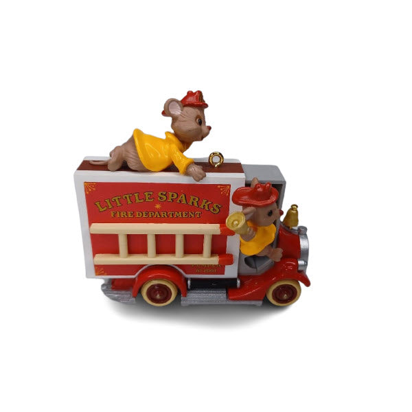 2001 Four-Alarm Friends Hallmark Ornament (Firefighter) QX8325