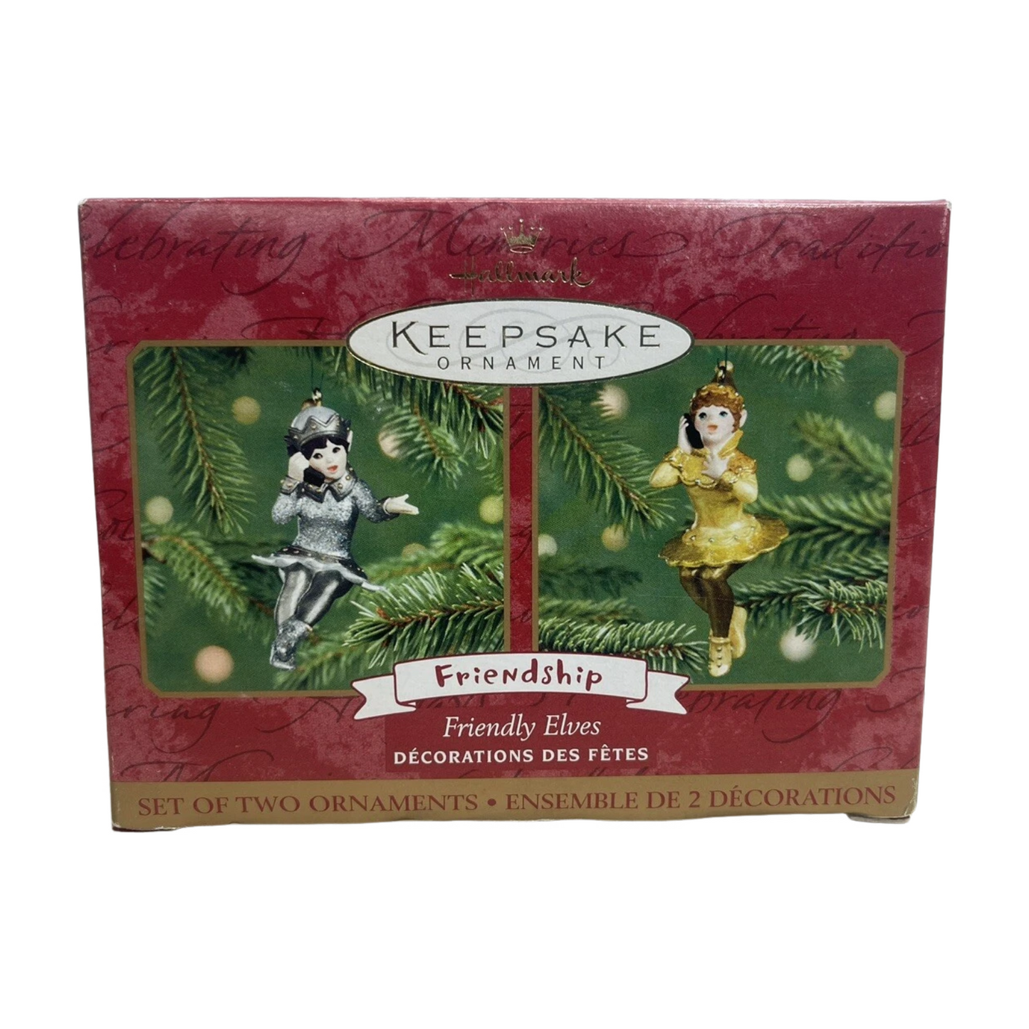 2001 Friendly Elves Hallmark Ornament (Elves) QX8805 Image2
