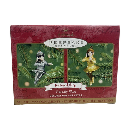 2001 Friendly Elves Hallmark Ornament (Elves) QX8805 Image2