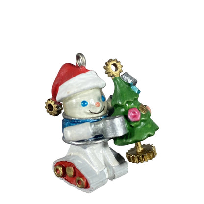 2001 Gearing Up for Christmas Hallmark Ornament (Robot) QXM5352