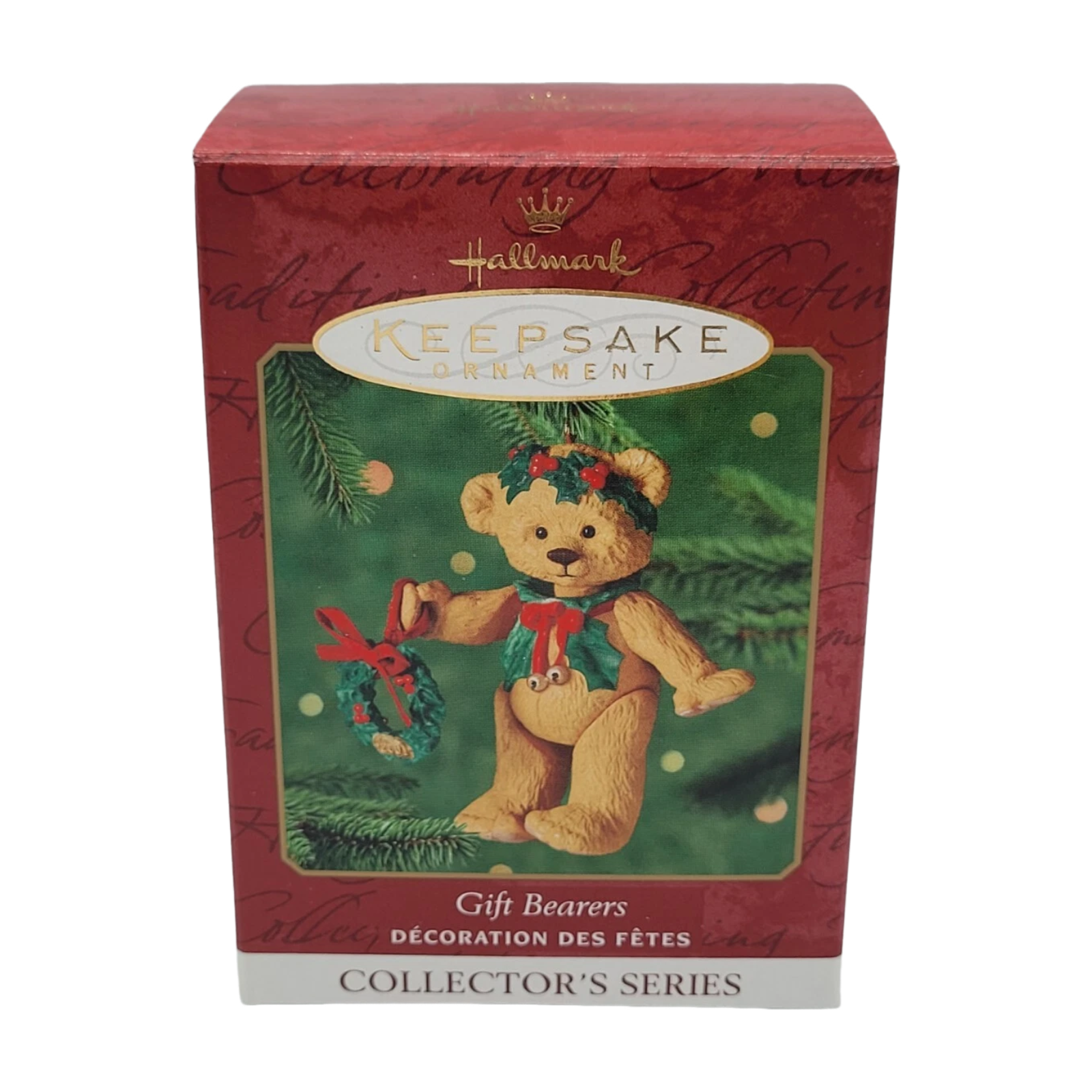 2001 Gift Bearers Hallmark Ornament (Teddy Bear) QX8115 Image2