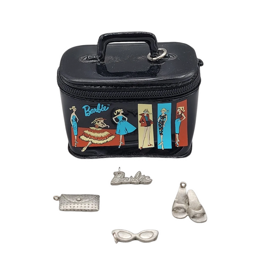 2001 Hallmark Ornament (1961) Travel Pal Case & Accessories Hallmark Ornament (Barbie Cases) QX8293 Image1