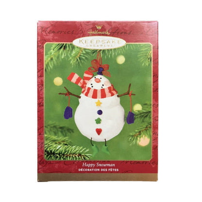 2001 Happy Snowman Hallmark Ornament (Snowman) QX8942