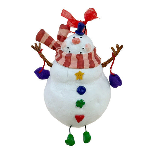2001 Happy Snowman Hallmark Ornament (Snowman) QX8942 Image1