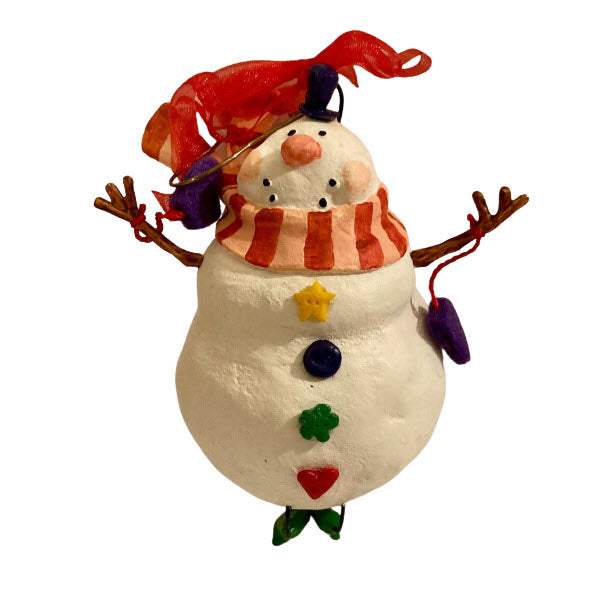 2001 Happy Snowman Hallmark Ornament (Snowman) QX8942