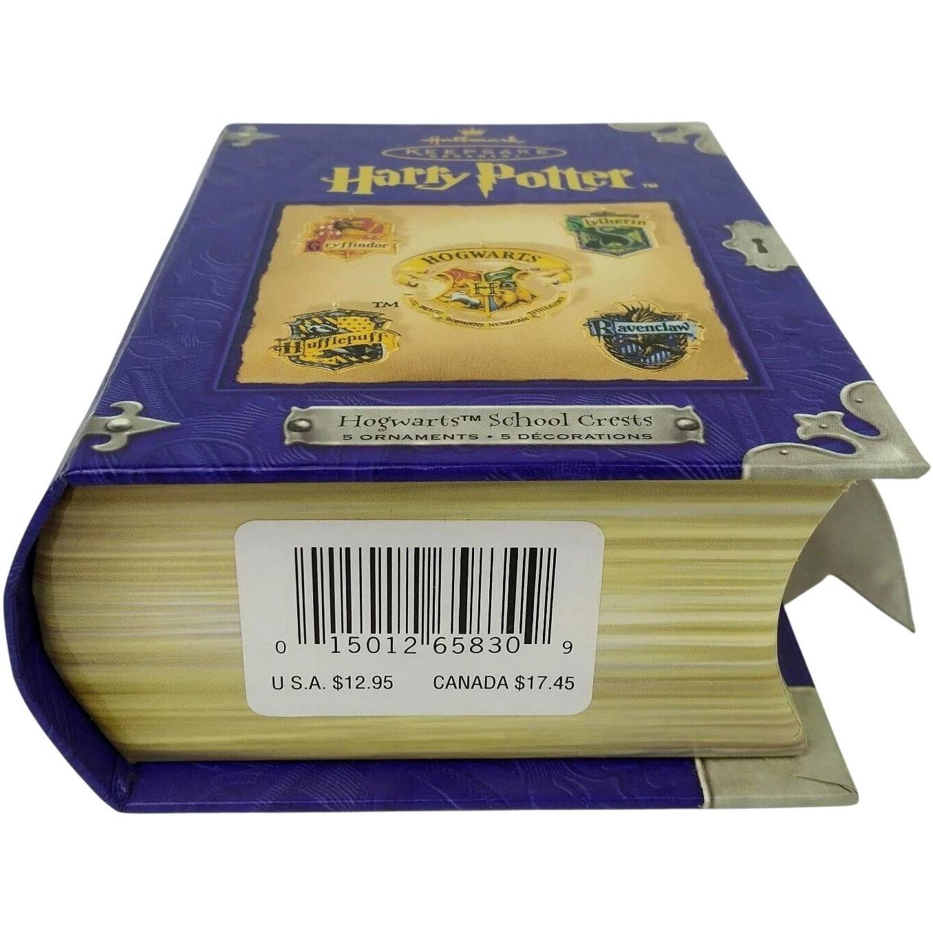 2001 Hogwarts School Crests Hallmark Ornament (Harry Potter) QXE4452