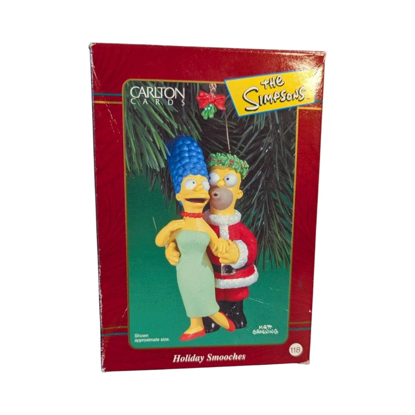 2001 Holiday Smooches Carlton Cards Ornaments (The Simpsons) CXOR-065E Image2