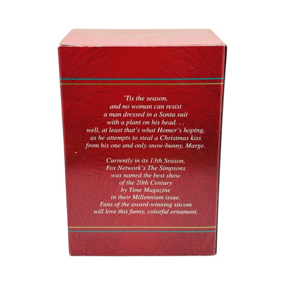 2001 Holiday Smooches Carlton Cards Ornaments (The Simpsons) CXOR-065E Image6