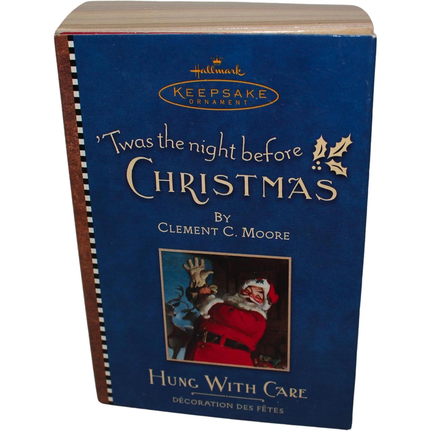 2001 Hung With Care Hallmark Ornament (Twas The Night Before Christmas) QRP4485