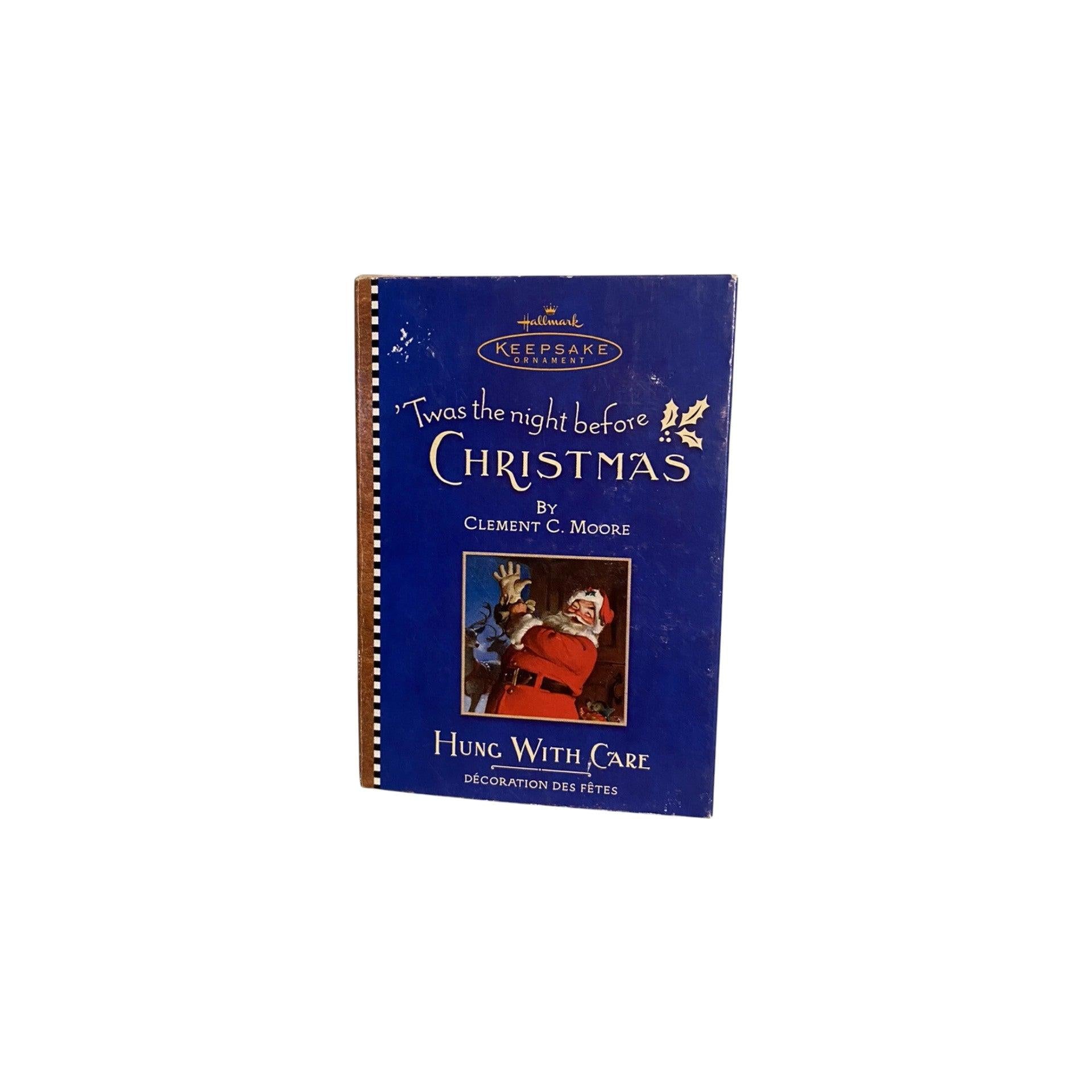 2001 Hung With Care Hallmark Ornament (Twas The Night Before Christmas) QRP4485 Image3