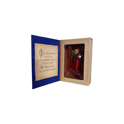 2001 Hung With Care Hallmark Ornament (Twas The Night Before Christmas) QRP4485 Image4